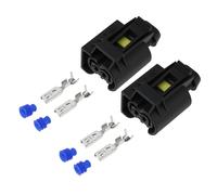 ECSiNG Kit de 2 conectores hembra de 2,8 mm 2 pines 22140492075 10800444523 9441291 compatible con vehículos Nissan Qashqai