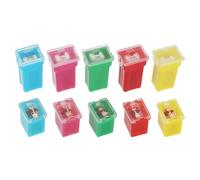 ECSiNG Kit surtido de 10 fusibles de coche de 20 A, 30 A, 40 A, 50 A, 60 A, alto y bajo, en forma de caja, mini fusible compatible con Ford, compatible con Nissan