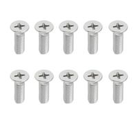 ECSiNG Paquete de 10 Pernos de Cilindro Maestro Moto M5 x 16 mm Compatible con Kawasaki ZZR 1100 C1 1990 Pernos de Acero Inoxidable 304