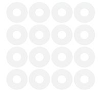 ECSiNG Paquete de 100 Arandelas Planas de Nailon M5 Arandela Plana Transparente para Tuberías de Agua Mangueras Y Válvulas de Agua 5,3 Mm ID 12 Mm OD 0,5 Mm de Espesor