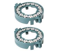 ECSiNG Paquete de 2 anillos adaptadores de enchufe de foco para faros delanteros compatibles con Audi A3 A6 A8 reemplazar OEM 0005446593 para un ajuste seguro de la bombilla