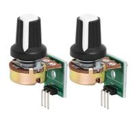 ECSiNG Paquete de 2 módulos de potenciómetro de 10 K, resistencias ajustables de 0 a 5 V, salida analógica para proyectos electrónicos