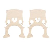 ECSiNG Paquete de 2 puentes acústicos de arce para violonchelo de tamaño 1/4 compatibles con violonchelos 4/4