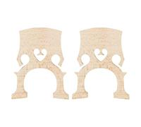 ECSiNG Paquete de 2 Puentes de Violonchelo de Arce 1/8 Repuesto Acústico Compatible con Violonchelos 1/8