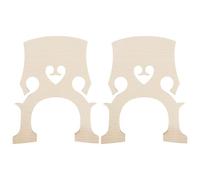 ECSiNG Paquete de 2 puentes para violonchelo de arce, tamaño 4/4, sin terminar, compatible con violonchelo acústico 4/4