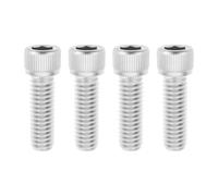 ECSiNG Paquete de 4 pernos hexagonales 5/16-18 3210A de 25,4 mm compatibles con abrazadera de manillar Har-ley de 1 pulgada