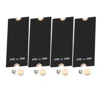 ECSiNG Paquete de 4 soportes de montaje de extensión SSD M.2 2230 a 2280 compatibles con placas base M.2 2280 NVMe SATA