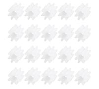 ECSiNG Paquete de 50 piñones de plástico de 8 dientes de 5 x 4,8 mm para eje de 1,95 mm, compatibles con motores de coche Scalextric