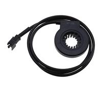 ECSiNG Pedal de bicicleta eléctrica KT-V6L 6 imanes Singal Hall Assist Sensor PAS Pedal System Impermeable Plug Cadence Speed E-Bike Sensor Accesorios Negro ABS