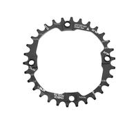 ECSiNG Plato de Bicicleta 104BCD Plato Ancho Estrecho Plato Redondo único de Bicicleta 30T para Bicicleta de Carretera de 8 9 10 11 Y 12 Velocidades Bicicleta de Montaña BMX MTB