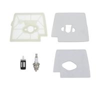 ECSiNG Prefiltro de Aire para Desbrozadora con Filtro de Combustible Y Bujía Compatible con Stihl FS160 FS 160 FS180 FS 180 FS220 Y FS 220