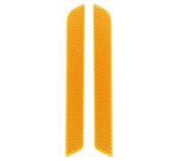 ECSiNG Reflectores para alforjas de motocicleta compatibles con Touring Series 2014-2022, inserciones autoadhesivas, accesorios exteriores, color naranja