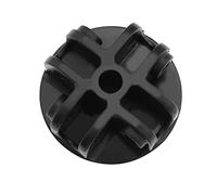 ECSiNG Soporte Central de Techo de 4 Vías Junta de Conector de Toldo para Carpa Gazebo Soporte Circular Apex Carpa Gazebo Accesorios de Repuesto Plástico Negro