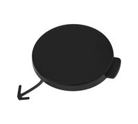 ECSiNG Tapa de barra de remolque delantera 5K0807241E para parachoques delantero, accesorios de cubierta de remolque compatible con GOLF VI MK6 2009-2013, color negro