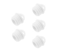 ECSiNG Tapones de drenaje de cubo de fregona, tapón de cubo de 22 mm, tapón de drenaje de lavandería, tapones de tapa de extremo de tubo, tapones de cubierta con anillo de tracción, color blanco