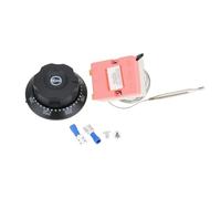 ECSiNG Termostato de Horno Eléctrico 50-300℃ 250v 16a Compatible con Hornos y Calefactores Sonda 5x55 mm