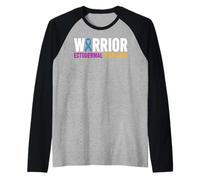 Ectodermal Dysplasia Warrior, Ectodermal Dysplasia Awareness Camiseta Manga Raglan