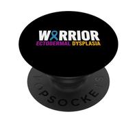 Ectodermal Dysplasia Warrior, Ectodermal Dysplasia Awareness PopSockets PopGrip Adhesivo