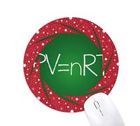 Ecuación de Estado del Gas Ideal química Conocimiento Wheel Mouse Pad de Goma roja Redonda
