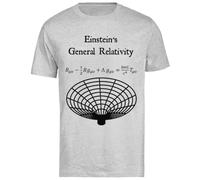 Ecuación De La Relatividad General De Einstein Camiseta Gris De Manga Corta para Hombre Unisex Black tee Baggy Oversized T-Shirt