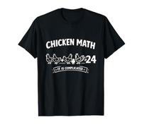 Ecuación matemática de Chicken Keeper Es complicado 24 Camiseta gráfica económica