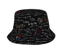 Ecuaciones matemáticas Fórmulas matemáticas Sombrero Tipo Cubo para Mujer Hombres, Sombreros de Verano para Hombres y Mujeres