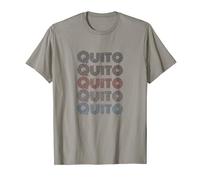 Ecuador Ciudad de los 70 Retro Vintage Quito Camiseta