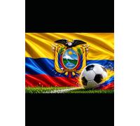 Ecuador Football Paperback Notebook: Cuaderno de bolsillo de fútbol de Ecuador