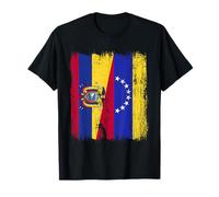 Ecuador Venezuela Media Bandera Ecuatoriana Venezolana Jersey Camiseta