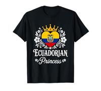 Ecuadorian Princess Ecuador Flag Proud Ecuadorian Girl Camiseta