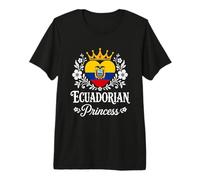 Ecuadorian Princess Ecuador Flag Proud Ecuadorian Girl Camiseta Premium