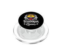 Ecuadorian Queen Ecuador Flag Proud Ecuadorian Woman PopSockets PopGrip para MagSafe