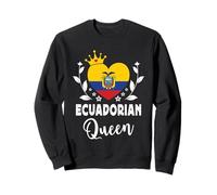Ecuadorian Queen Ecuador Flag Proud Ecuadorian Woman Sudadera