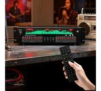 Ecualizador, 31 Bandas Ecualizador Gráfico Estéreo Profesional Analizador de Espectro Procesador de Sonido Sistema de Sonido Reducción de Ruido Optimización de Sonido para Estudio de Grabación