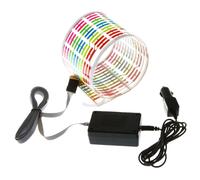 Ecualizador Activado por Sonido LED para Parabrisas de Coche de 45X11CM Luz de NeóN del Coche el Pegatina LáMpara de Flash de Ritmo Musical con Caja