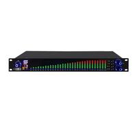 Ecualizador de 31 bandas, mezclador de audio estéreo dual, controlador de efectos de ecualizador gráfico, procesador mezclador digital Dj, eliminador de retroalimentación, para producción musical, p