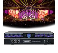 Ecualizador de audio de 22 bandas, ecualizador gráfico estéreo con 10 efectos preestablecidos, montaje en rack de doble canal para reducción de ruido en estudios de grabación