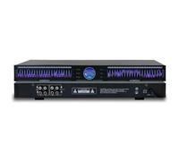 Ecualizador de audio gráfico estéreo de 22 bandas, montaje en rack de doble canal 1U, 10 efectos preestablecidos, reducción automática de ruido, ecualizador digital para estudio de grabación