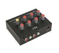 Ecualizador de Audio para Coche de 7 Bandas, Entrada de Salida RCA de Entrada de 3,5mm, Ajuste de Graves Altos de 12dB, Ecualizador Digital de Doble Canal