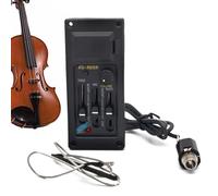 Ecualizador de guitarra Sintonizador amplificador de pastilla piezoeléctrica, transductor eléctrico de guitarra acústica | Amplifica pastillas de guitarra con tono de guitarra | Funcionalidad de audio