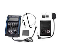 Ecualizador de preamplificador de 5 bandas con sintonizador digital para guitarra acústica, de pastilla piezoeléctrica con pantalla LCD retroiluminada y detección