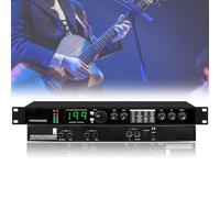Ecualizador de procesador de audio profesional, DSP de reverberación digital de 24 bits con 99 preajustes y 199 efectos de sonido