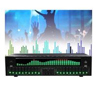 Ecualizador digital de 31 bandas, analizador de espectro de audio, ecualizador gráfico estéreo profesional, 12 modos de ritmo, decodificación de audio digital coaxial óptica, reducción de ruido