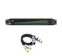 ECUALIZADOR Digital De 31 Bandas, Efecto DSP, Ecualizador Profesional De Espectro, Altavoz Con Pantalla LED, Audio Con Reducción De Ruido(B Black)