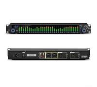 Ecualizador digital para sistema de audio estéreo doméstico, ecualizador gráfico profesional de 31 bandas de doble canal, reducción de ruido y pantalla de analizador de espectro