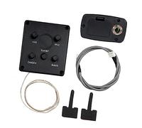 Ecualizador EQ Acústico De 2 Bandas, Sistema De Sintonizador De Preamplificador Piezoeléctrico Para Guitarra De Agudos Y Bajos Con Pantalla LCD Pastilla reemplazo para Guitarra