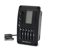 Ecualizador EQ De 5 Bandas Con Sintonizador Pastilla De Guitarra Guitarra Acústica Bajo EQ Preamplificador Con Sintonizador De Procedimiento Digital
