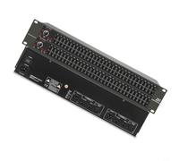 Ecualizador gráfico de 31 bandas de doble canal para audio doméstico y DJ, carcasa de metal con conectores XLR/TRS, respuesta de frecuencia 20 Hz-20 kHz, filtro de corte bajo
