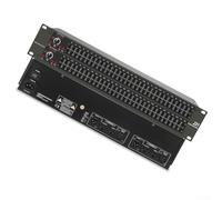 Ecualizador gráfico de 31 bandas para audio doméstico y aplicaciones profesionales de DJ, canal dual, ajuste ±12 dB por banda, interruptor de corte bajo, conectores XLR y TRS, 480 mm