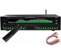 Ecualizador gráfico de audio estéreo, ecualizador digital de 31 bandas, 12 patrones rítmicos, reducción de ruido, decodificación de audio digital coaxial óptico Bluetooth 5.4